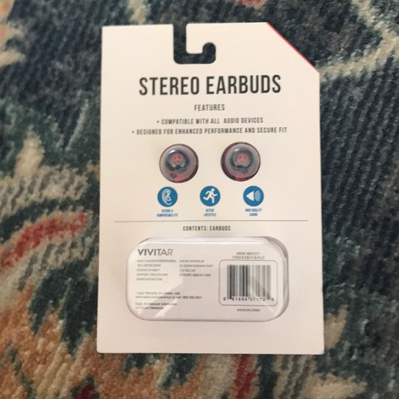 Stereo Floral Print Earbuds - Picture 4 of 5